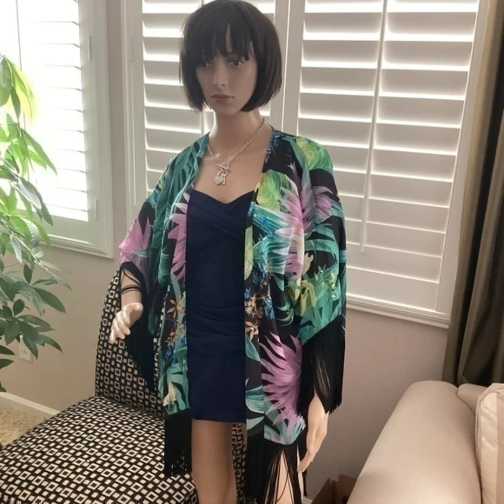 ZARA Tropical Cover up Size Medium - Picture 3 of 7